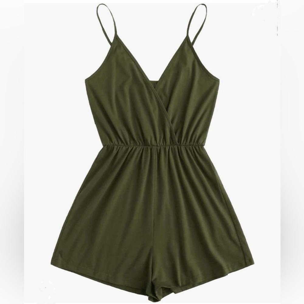 1XL Olive Green Romper